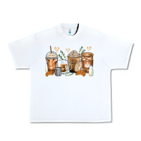 White latte coffee cups Urban Heavy Tee - Zillion Design Studio