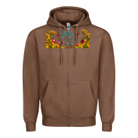 Chestnut blessed teacher libbey glass Zipper Hoodie - BundleAndBundleShop