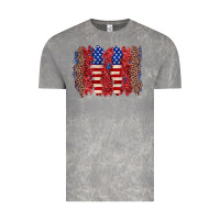 Cloud Rock 4th of july brushstroke Vintage Tee - Zillion Design Studio