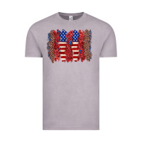 Vintage Zinc 4th of july brushstroke Vintage Tee - Zillion Design Studio