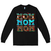 Black mom mom mom Long Sleeve Tee - AdoDesignShop