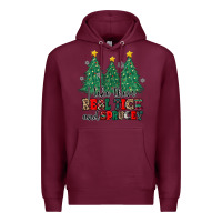 Burgundy i like they real thick and sprucey Premium Hoodie - MaliasSmallBusiness