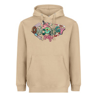 Mushroom Oncology Nurse western Heavyweight Hoodie - NancyCooperArtShop