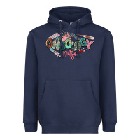 Navy Oncology Nurse western Heavyweight Hoodie - NancyCooperArtShop