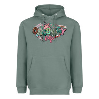 Sage Oncology Nurse western Heavyweight Hoodie - NancyCooperArtShop
