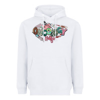White Oncology Nurse western Heavyweight Hoodie - NancyCooperArtShop