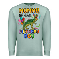 Seafoam mommy of the birthday boy Premium Sweatshirt - MaliasSmallBusiness
