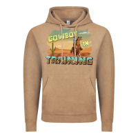 Vintage Coffee cowboy in training Vintage Hoodie - texasbilliewilder