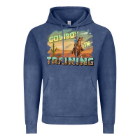 Vintage Denim cowboy in training Vintage Hoodie - texasbilliewilder