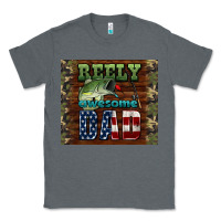 Charcoal Heather reely awesome dad Classic Tee - HRA Design Shop