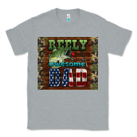 Heather Grey reely awesome dad Classic Tee - HRA Design Shop