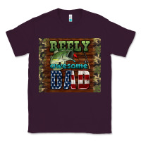 Plum reely awesome dad Classic Tee - HRA Design Shop