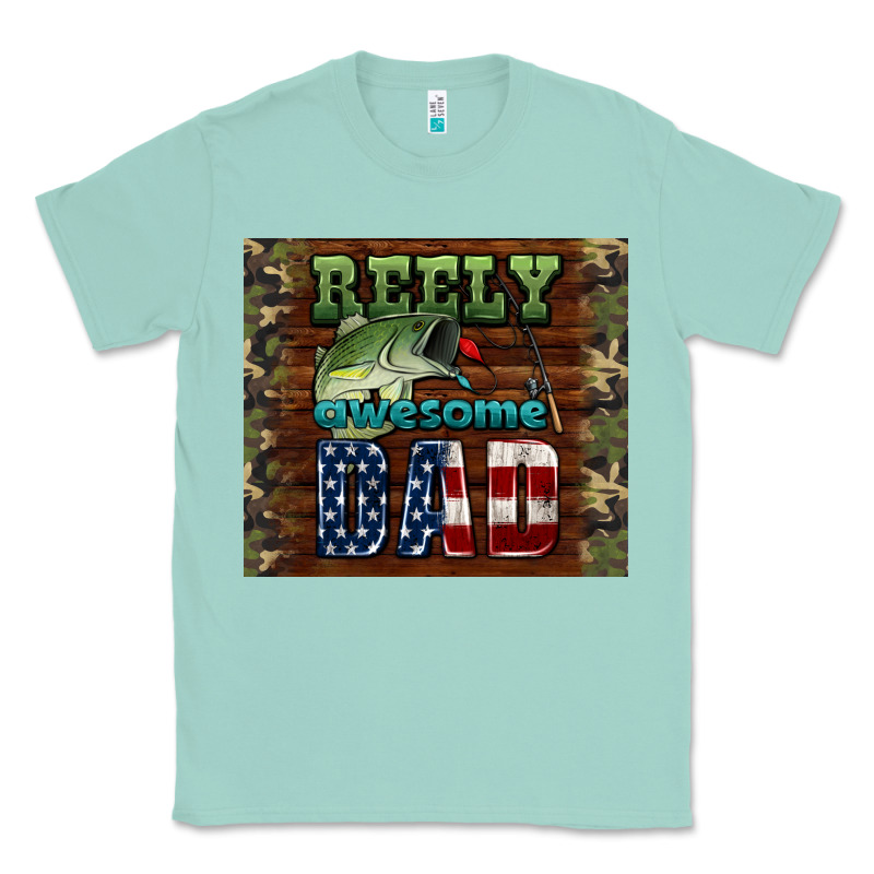 Reely Awesome Dad Classic Tee by HRA Design Shop | Teevron