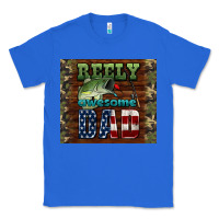 True Royal reely awesome dad Classic Tee - HRA Design Shop