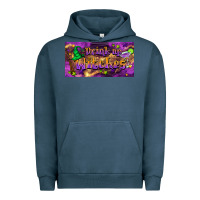 Pigment Midnight Navy drink up witches Urban Hoodie - BarkalooDesign