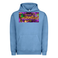 Pigment Pebble Blue drink up witches Urban Hoodie - BarkalooDesign