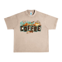 French Oak but first coffee Urban Heavy Tee - Zillion Design Studio