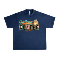 Navy but first coffee Urban Heavy Tee - Zillion Design Studio
