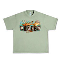 Oil Green but first coffee Urban Heavy Tee - Zillion Design Studio