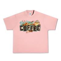Salmon but first coffee Urban Heavy Tee - Zillion Design Studio