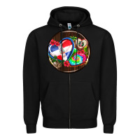 Black dominican republic coasters Zipper Hoodie - AdoDesignShop