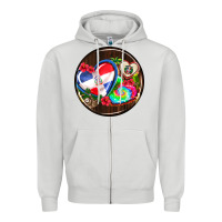 Dove Grey dominican republic coasters Zipper Hoodie - AdoDesignShop