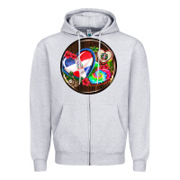 Heather Grey dominican republic coasters Zipper Hoodie - AdoDesignShop