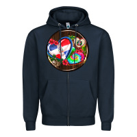 Navy dominican republic coasters Zipper Hoodie - AdoDesignShop