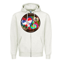 Oatmeal Heather dominican republic coasters Zipper Hoodie - AdoDesignShop