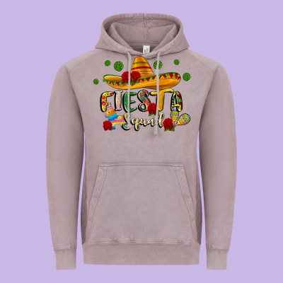 Fiesta Squad Vintage Hoodie Designed By Jahusdesignshop