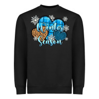 Black snow hearts winter season Heavyweight Sweatshirt - Zillion Design Studio