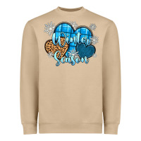 Snow Hearts Winter Season Heavyweight Sweatshirt | Teevron