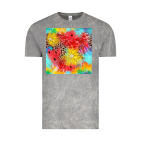 Cloud Rock fruits leopard seamless pattern Vintage Tee - Zillion Design Studio