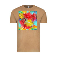 Vintage Camel fruits leopard seamless pattern Vintage Tee - Zillion Design Studio