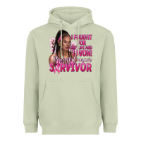Matcha I fought for my life and i won afro woman Heavyweight Hoodie - NancyCooperArtShop