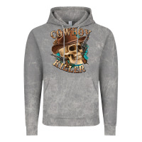 Cloud Rock cowboy killer with skull Vintage Hoodie - texasbilliewilder