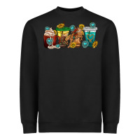 Black western rodeo coffee cup Heavyweight Sweatshirt - texasbilliewilder