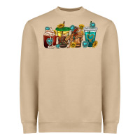 Mushroom western rodeo coffee cup Heavyweight Sweatshirt - texasbilliewilder