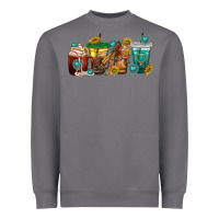 Storm western rodeo coffee cup Heavyweight Sweatshirt - texasbilliewilder