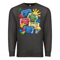 Smoke autism cassette tapes Premium Sweatshirt - MaliasSmallBusiness