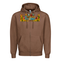 Chestnut teaching my tribe libbey glass Zipper Hoodie - BundleAndBundleShop