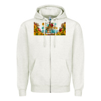 Oatmeal Heather teaching my tribe libbey glass Zipper Hoodie - BundleAndBundleShop