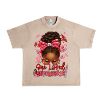 French Oak one loved supervisor afro messy bun Urban Heavy Tee - texasbilliewilder