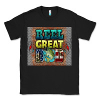 Black reel great dad Classic Tee - HRA Design Shop