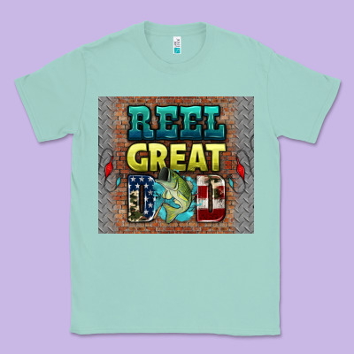 Reel Great Dad Classic Tee Designed By Hra Design Shop