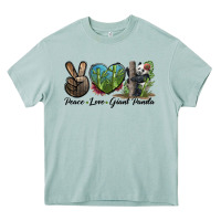 Arona Peace Love Giant Panda Heavy Core Tee - LillyAllenDesigns