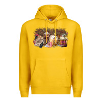 Lemon Hair Dresser Coffee Cups Premium Hoodie - MaliasSmallBusiness