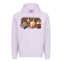 Lilac Hair Dresser Coffee Cups Premium Hoodie - MaliasSmallBusiness