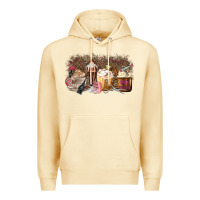 Pina Colada Hair Dresser Coffee Cups Premium Hoodie - MaliasSmallBusiness