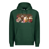 Sports Green Hair Dresser Coffee Cups Premium Hoodie - MaliasSmallBusiness